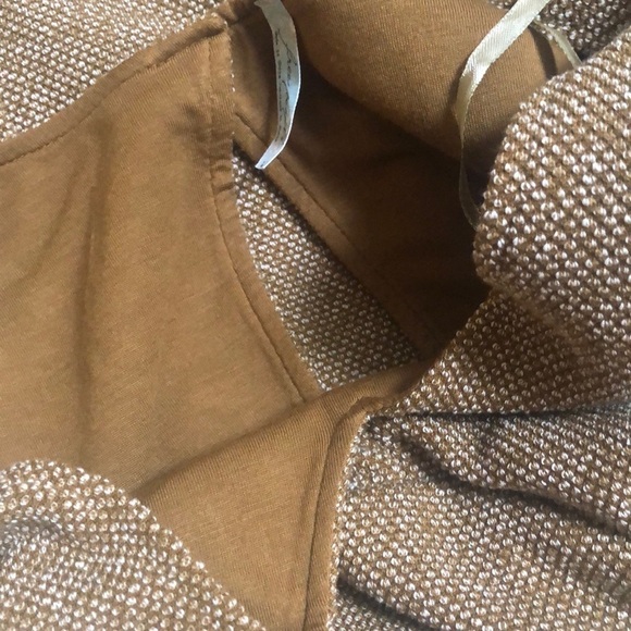 Free People Heart Stopper Teal Brown Mini Dress Size Large - Picture 16 of 16